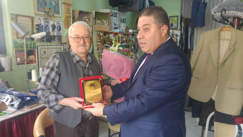 ESNAFIMIZIN DEĞERLİ BÜYÜKLERİNE ZİYARETTE BULUNDUK.