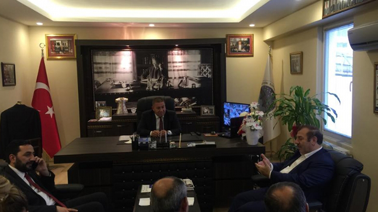 Esenyurt Belediye Başkanı Necmi Kadıoğlu Başkanımızı Makamında Ziyaret Etti...