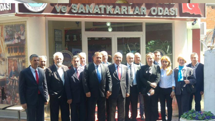 Demokratik Sol Parti Genel Başkanı Önder Aksakal Odamızı Ziyaret Etti.
