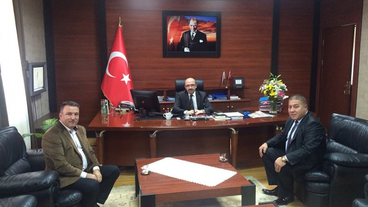 Silivri Kaymakamı Faruk Bekarları Makamında Ziyaret Ettik